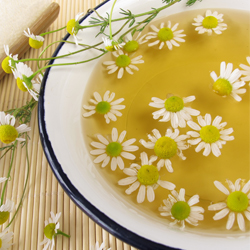 Inhalieren mit Dampfbad