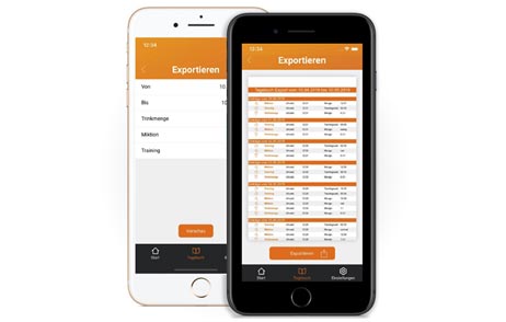 Mitkionstrainer App Bildschirmbeispiel App