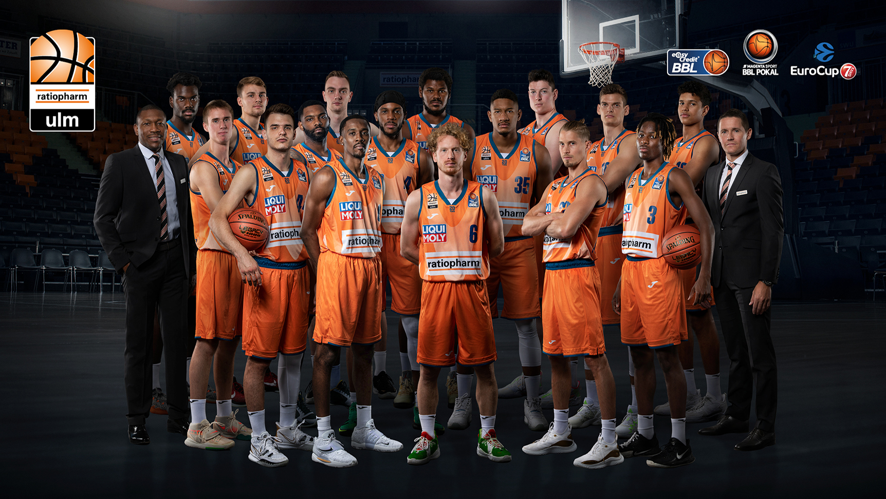 Teamfoto Ratiopharm Ulm 2021/2022 Teamfoto Ratiopharm Ulm 2021/2022