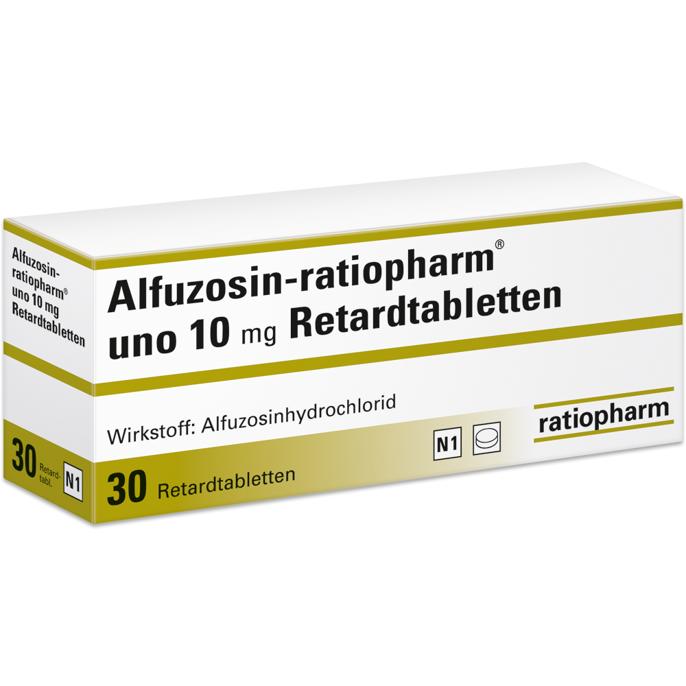 Alfuzosin-ratiopharm® uno 10 mg 100 St mit dem E-Rezept kaufen