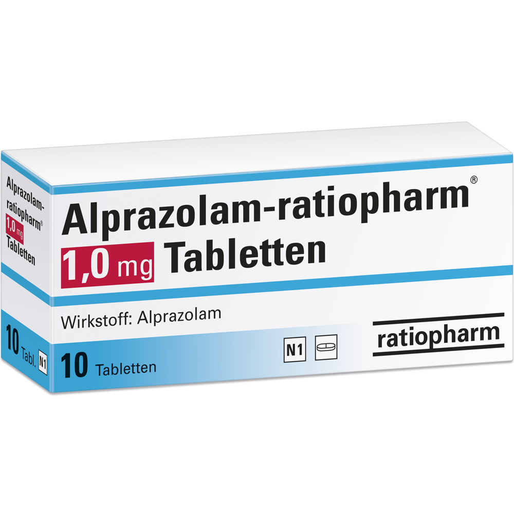 Alprazolam-ratiopharm® 1,0&nbsp;mg Tabletten