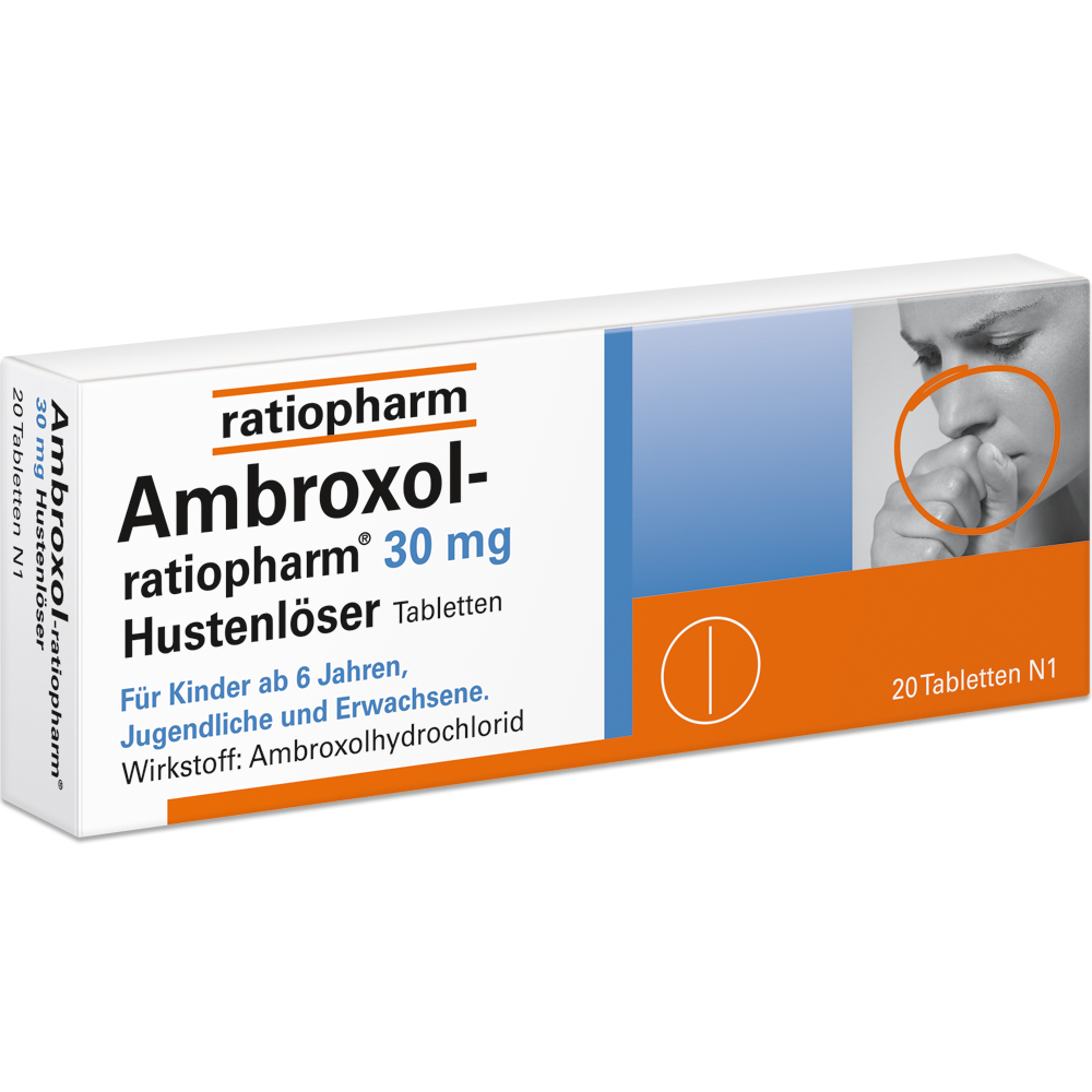 Ambroxol-ratiopharm® 30&nbsp;mg Hustenlöser Tabletten