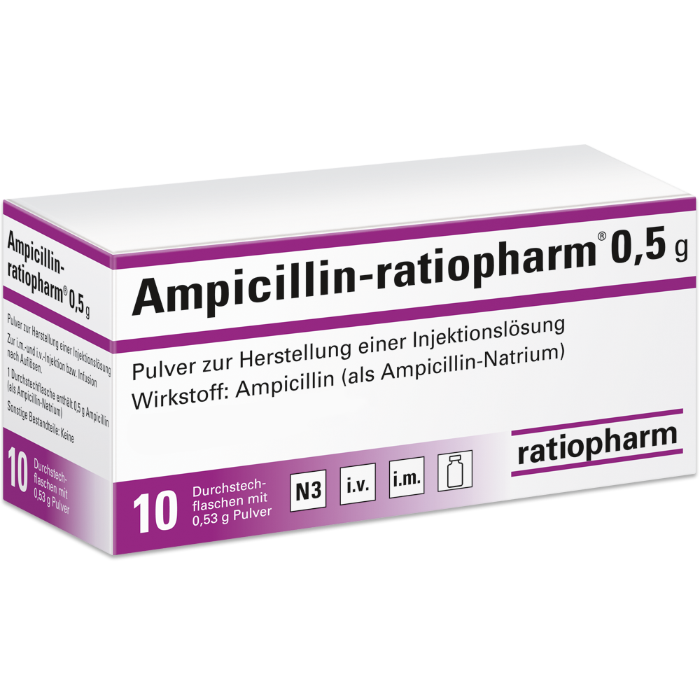 Ampicillin-ratiopharm® 0,5&nbsp;g