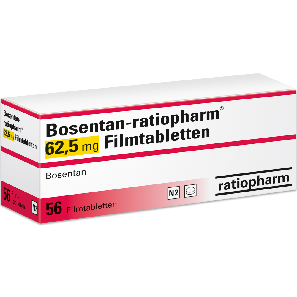 Bosentan-ratiopharm® 62,5&nbsp;mg Filmtabletten