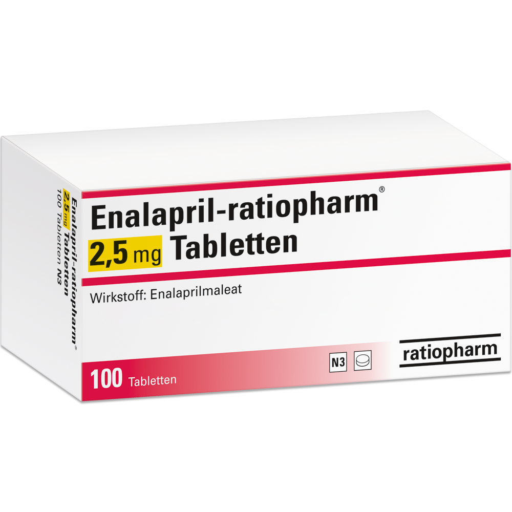 Enalapril-ratiopharm® 2,5&nbsp;mg Tabletten