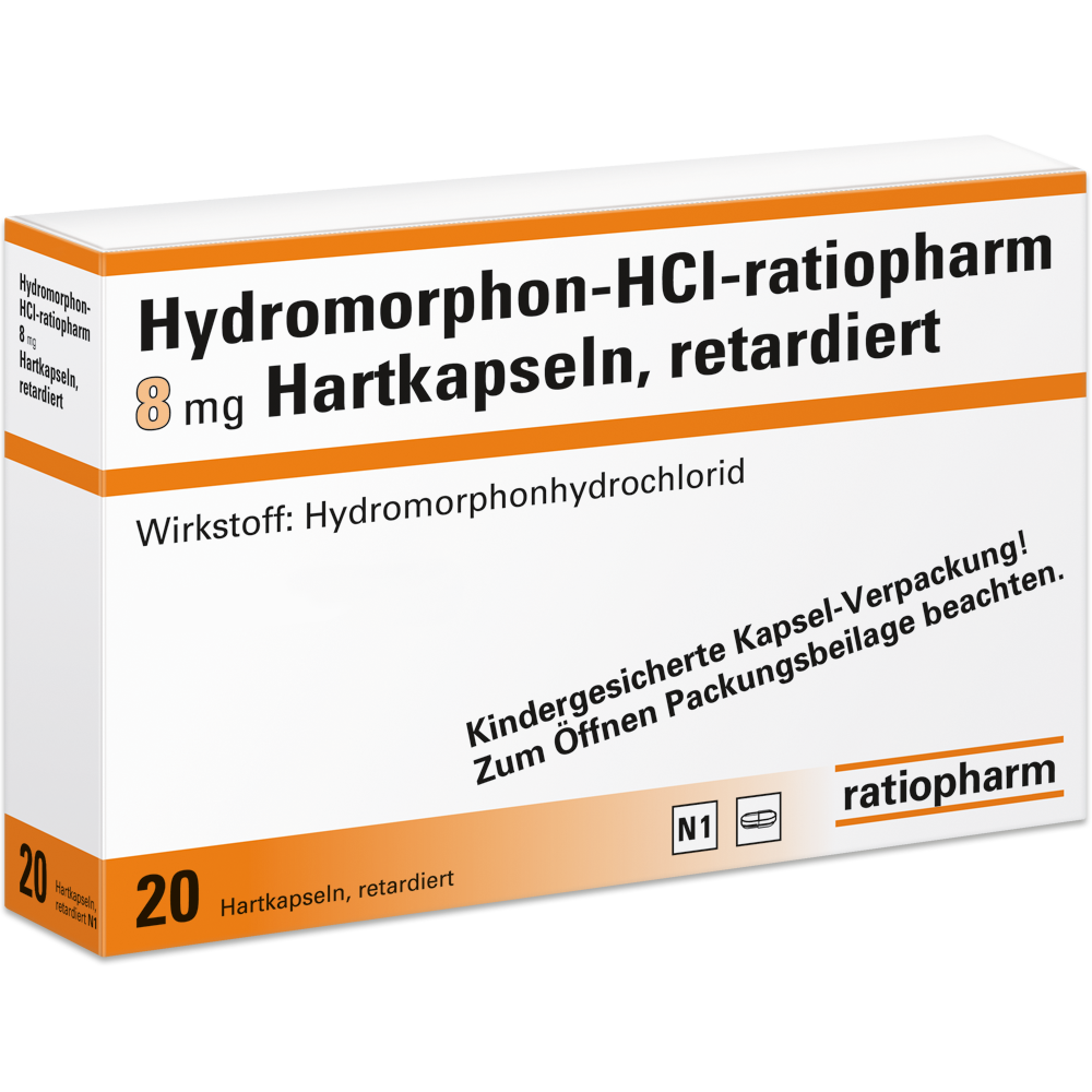 Hydromorphon-HCl-ratiopharm® 8&nbsp;mg Hartkapseln, retardiert