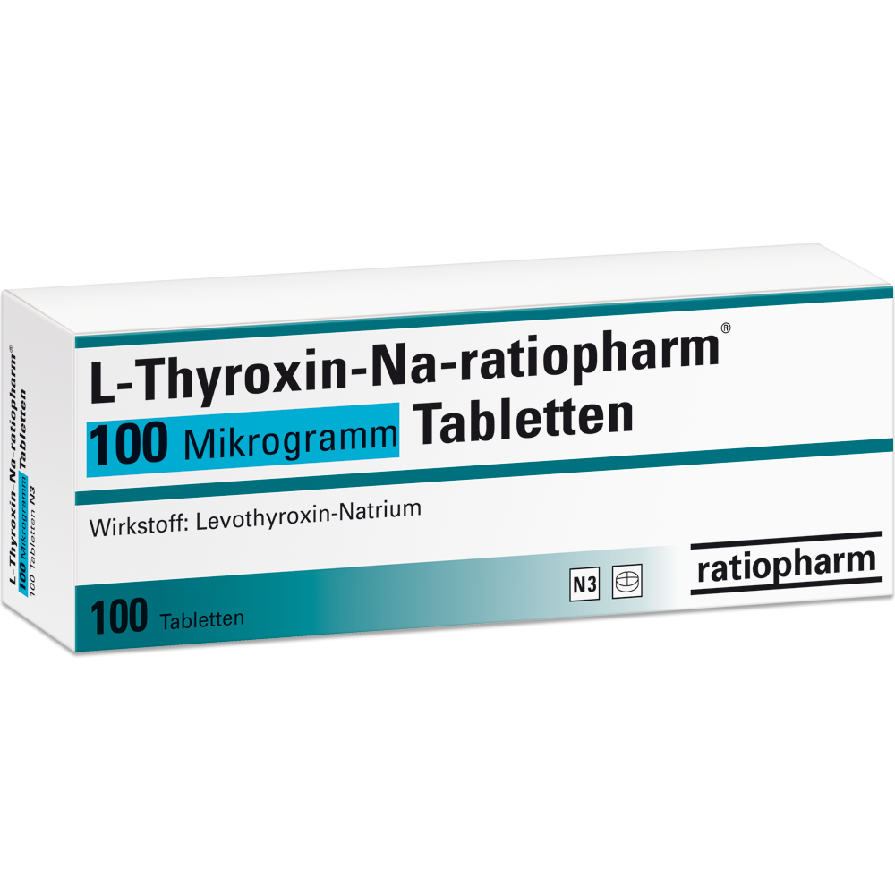 L-Thyroxin-Na-ratiopharm® 100&nbsp;Mikrogramm Tabletten