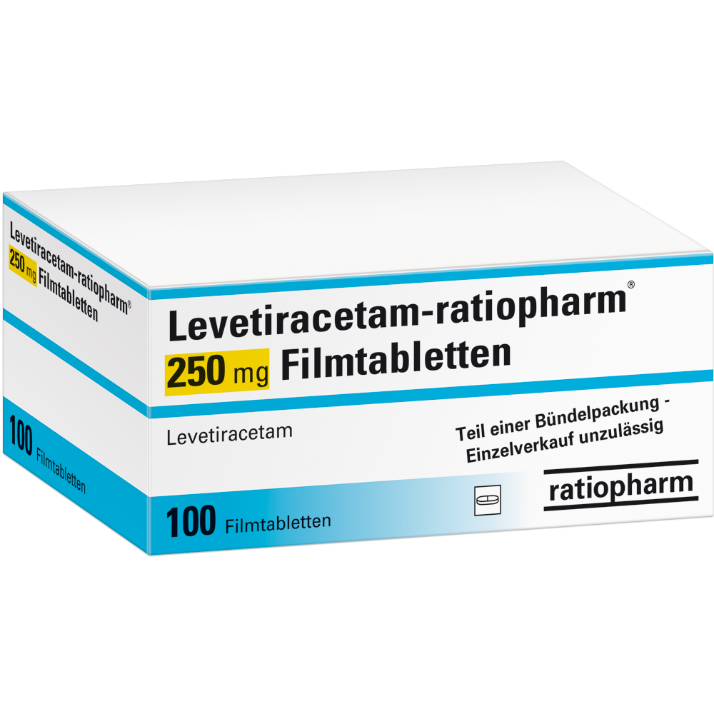 Levetiracetam-ratiopharm® 250&nbsp;mg Filmtabletten