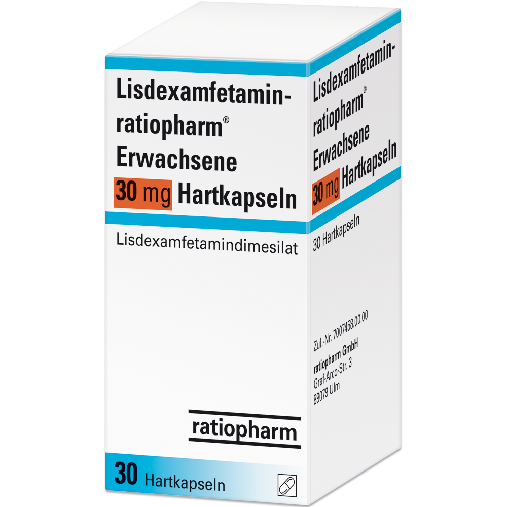 Lisdexamfetamin-ratiopharm® Erwachsene 30&nbsp;mg Hartkapseln