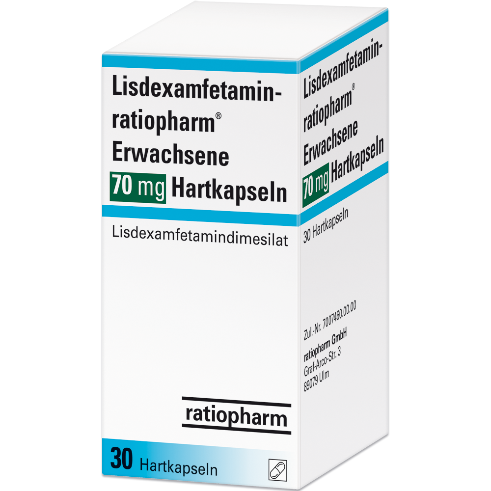 Lisdexamfetamin-ratiopharm® Erwachsene 70&nbsp;mg Hartkapseln