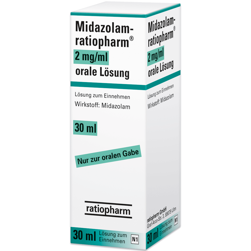 Midazolam Ratiopharm 2 Mg Ml Orale Losung