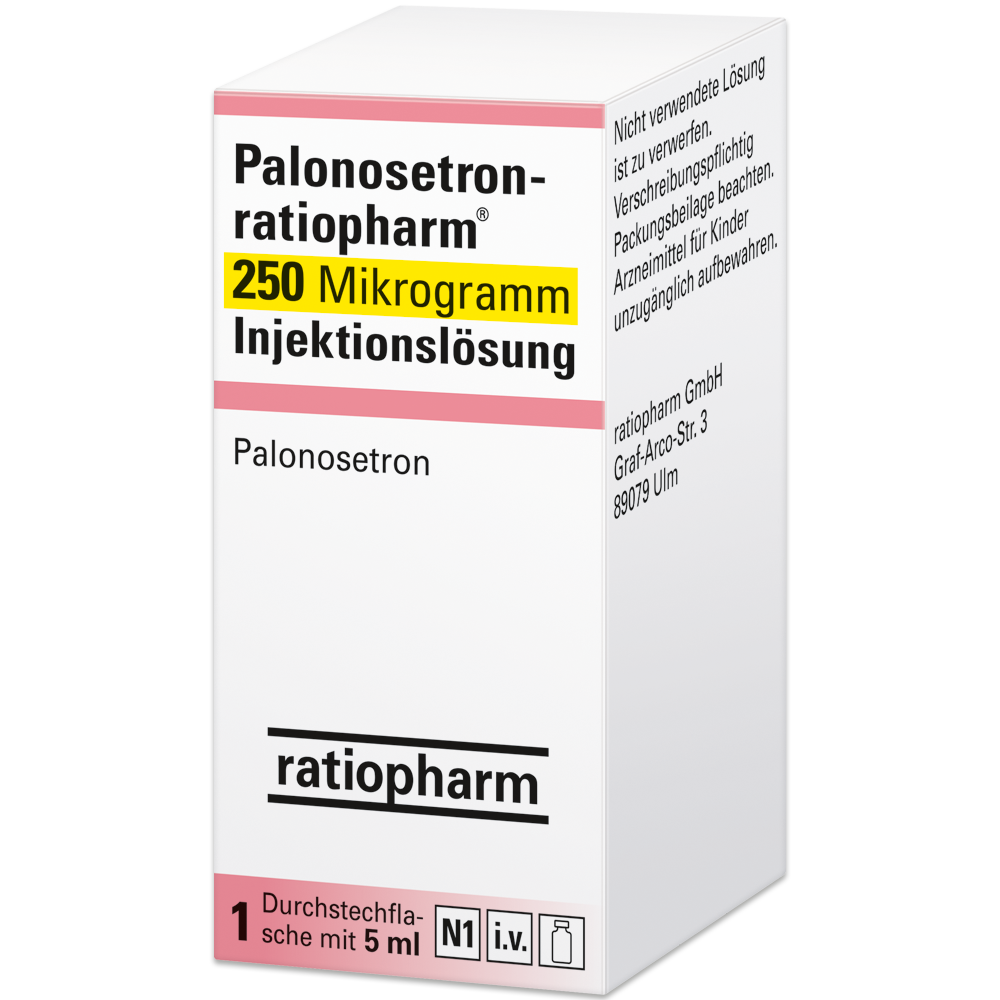 Palonosetron-ratiopharm® 250&nbsp;Mikrogramm Injektionslösung