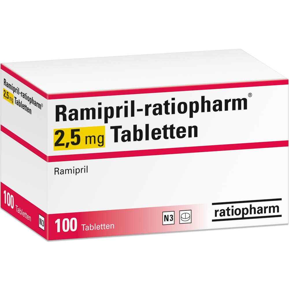 Ramipril-ratiopharm® 2,5&nbsp;mg Tabletten