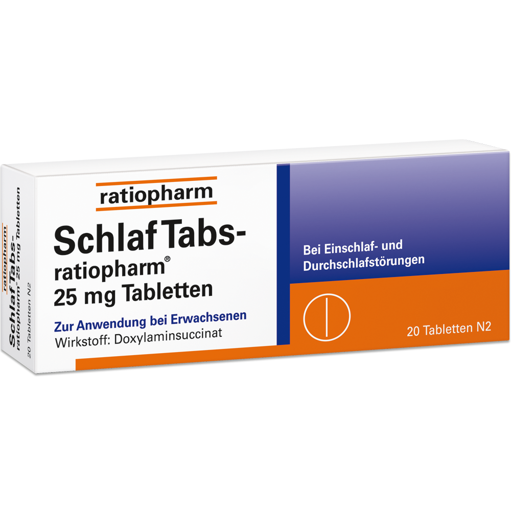 Schlaftabs Ratiopharm 25 Mg Tabletten