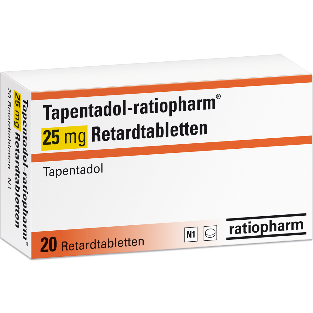 Tapentadol-ratiopharm® 25&nbsp;mg Retardtabletten