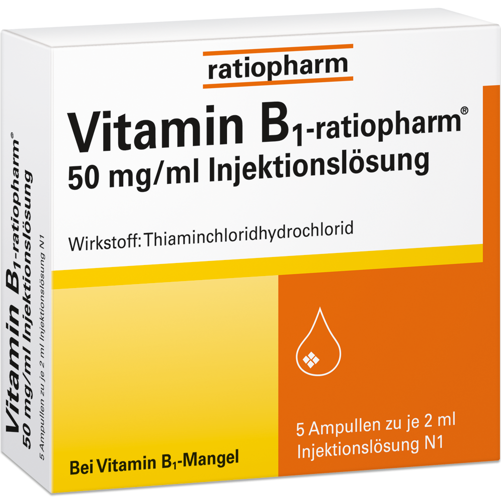 Vitamin B1 ratiopharm 50 Mg ml Injektionsl sung Ratiopharm GmbH