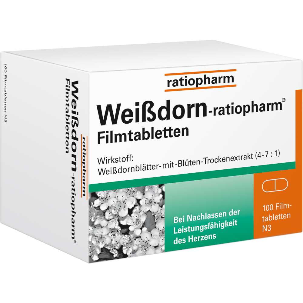 Weißdorn-ratiopharm® Filmtabletten