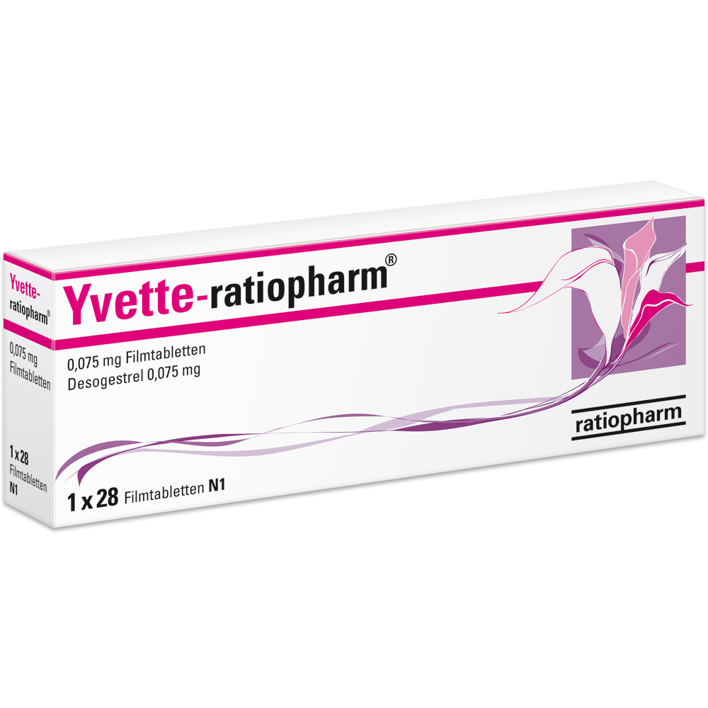 Yvette-ratiopharm® 75&nbsp;Mikrogramm Filmtabletten